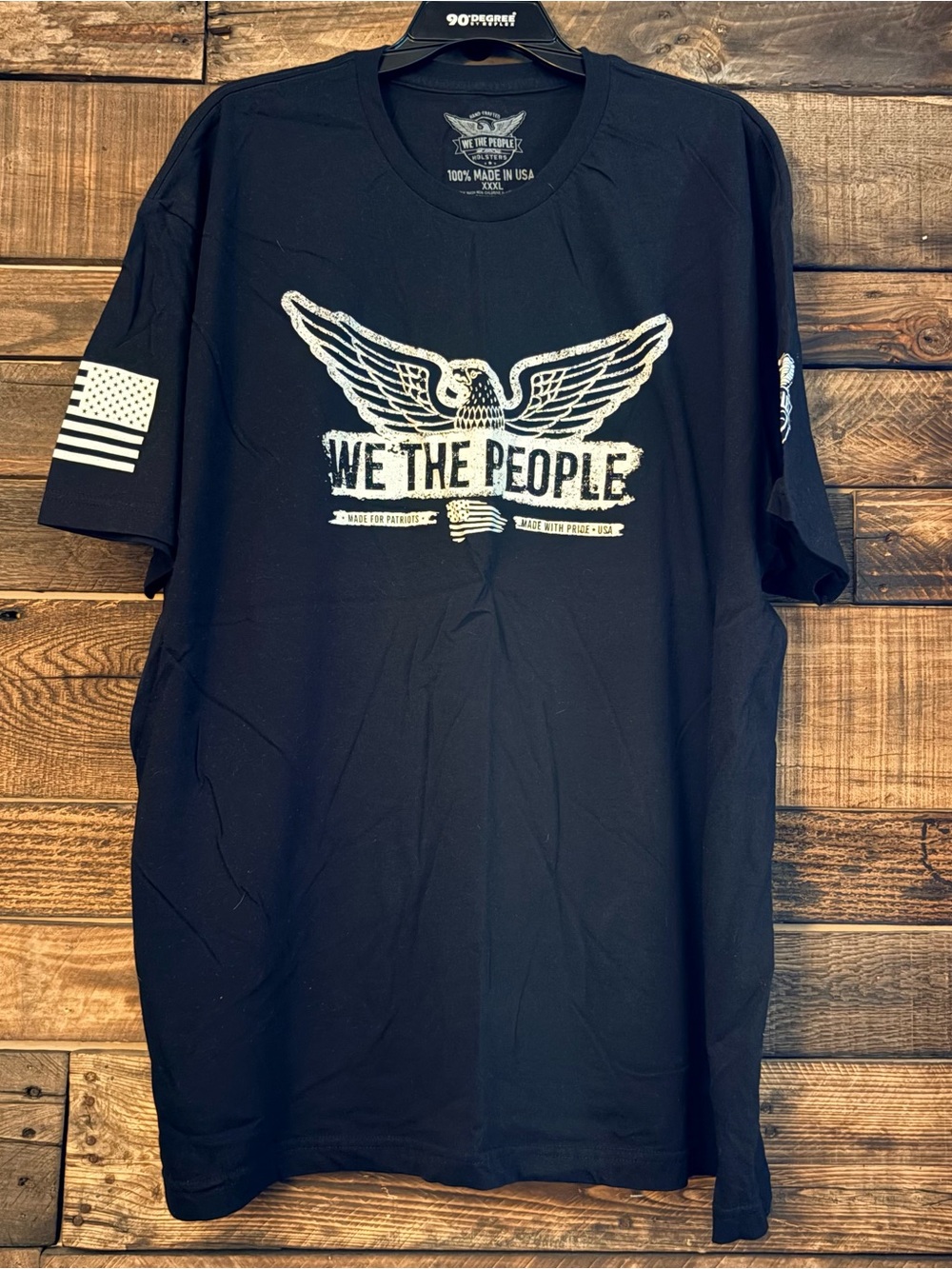 We The People Eagle Graphic Short Sleeve Tee - Black